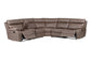 THEON - STOKES TOFFEE 6PC PACKAGE A MODULAR RECLINING SECTIONAL