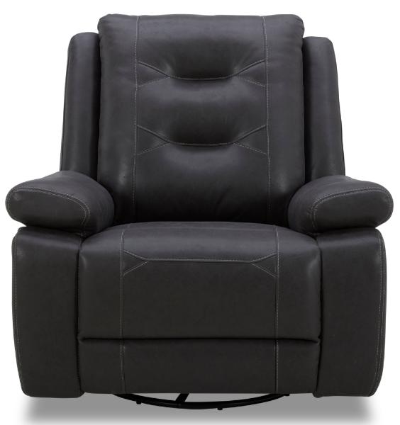 CALDWELL - TAHOE CHARCOAL POWER SWIVEL GLIDER RECLINER