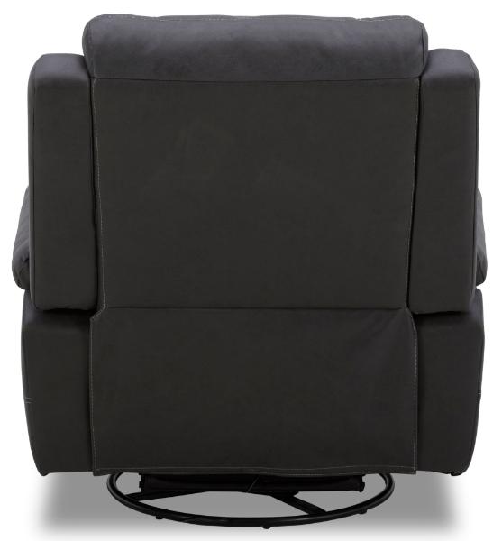 CALDWELL - TAHOE CHARCOAL POWER SWIVEL GLIDER RECLINER