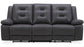 CALDWELL - TAHOE CHARCOAL POWER RECLINING SOFA