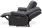 CALDWELL - TAHOE CHARCOAL POWER RECLINING SOFA