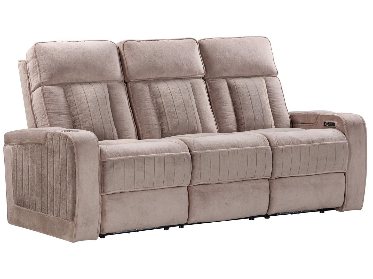 EQUINOX - MUSHROOM POWER SOFA WITH POWER HEADRESTS