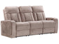 EQUINOX - MUSHROOM POWER SOFA WITH POWER HEADRESTS