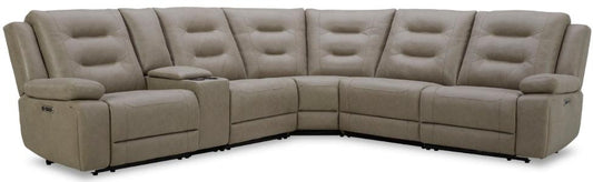 CALDWELL - TAHOE FOG 6PC MODULAR POWER RECLINING SECTIONAL