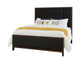 UPHOLSTERED BED-BLACK FAB