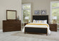 UPHOLSTERED BED-BLACK FAB