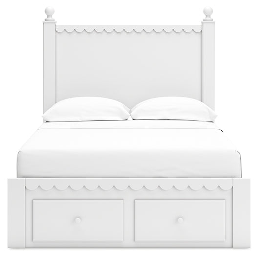 Mollviney  Panel Storage Bed