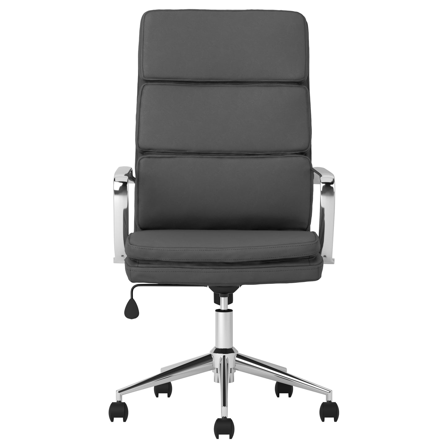 Ximena Upholstered Adjustable High Back Office Chair Grey