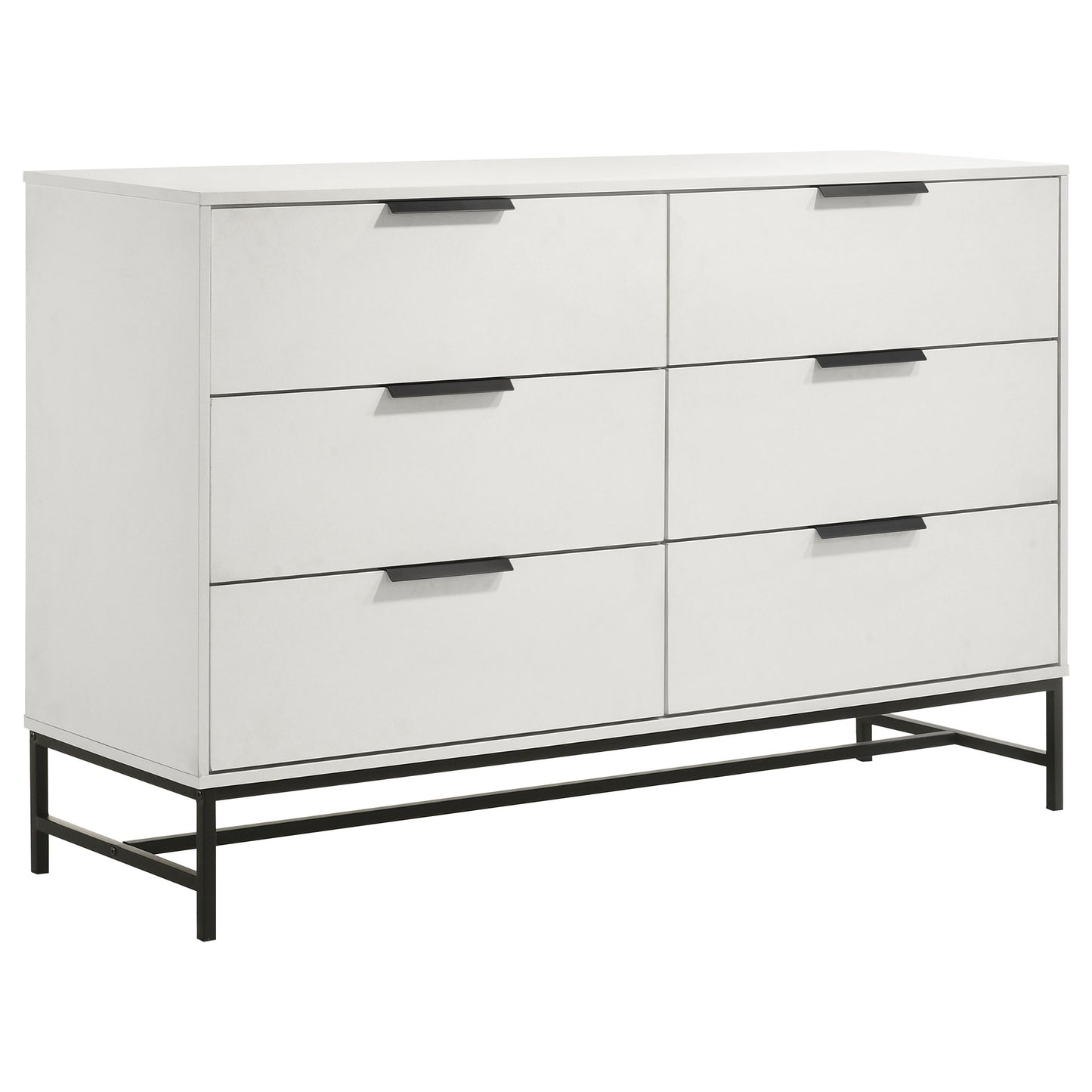 Sonora 6-drawer Bedroom Dresser White