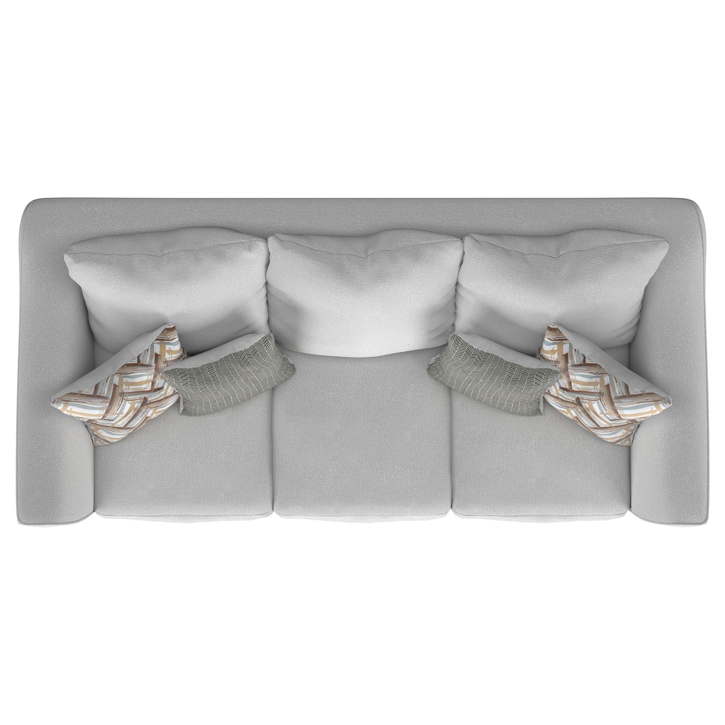 Salizar 2-piece Upholstered Flared Arm Sofa Set Sand