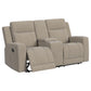 Brentwood 3-piece Upholstered Reclining Sofa Set Taupe