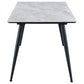 Dennison Rectangular 55-inch Ceramic Top Dining Table Grey