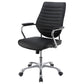 Chase Upholstered Adjustable Home Office Desk Chair Black