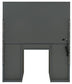 Acena 7-drawer Vanity Set with Lighting Grey High Gloss