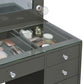 Acena 7-drawer Vanity Set with Lighting Grey High Gloss