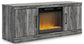 Baystorm 64" TV Stand with Electric Fireplace