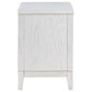 Marielle 2-drawer Nightstand Bedside Table Distressed White