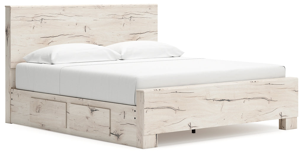 Lawroy  Panel Bed With Storage