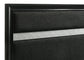 Miranda 54-inch Upholstered Queen Panel Bed Black