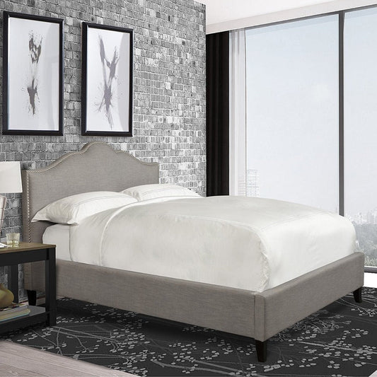 JAMIE - FALSTAFF CALIFORNIA KING BED 6/0 (GREY)