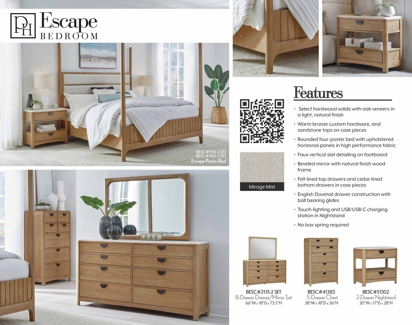 ESCAPE QUEEN POSTER BED