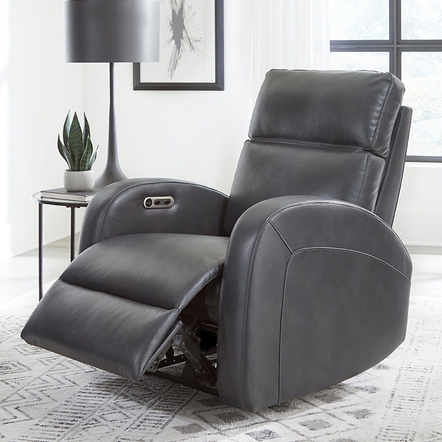 DEVIN - PEBBLE GREY POWER RECLINER