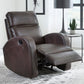 DEVIN - PEBBLE BROWN MANUAL RECLINER