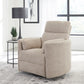 RADIUS - BURLAP MANUAL SWIVEL GLIDER RECLINER