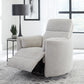 RADIUS - ANGORA LINEN MANUAL SWIVEL GLIDER RECLINER