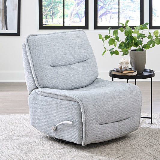 LEO - SILVER FOX MANUAL ARMLESS GLIDER RECLINER