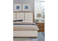 ERIN'S UPHOLSTERED BED - WHITE FABRIC