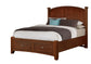 QUEEN & KING POSTER STORAGE BED - CHERRY FINISH