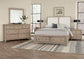 UPHOLSTERED BED WITH STORAGE -WHITE