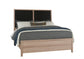 UPHOLSTERED BED-BLACK