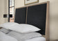 UPHOLSTERED BED-BLACK