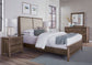 UPHOLSTERED BED-GREY