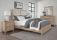 UPHOLSTERED BED-GREY