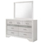 Miranda 7-drawer Dresser with Mirror White