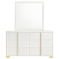 Marceline 6-drawer Dresser with Mirror White