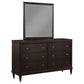 Emberlyn 6-drawer Dresser with Mirror Brown