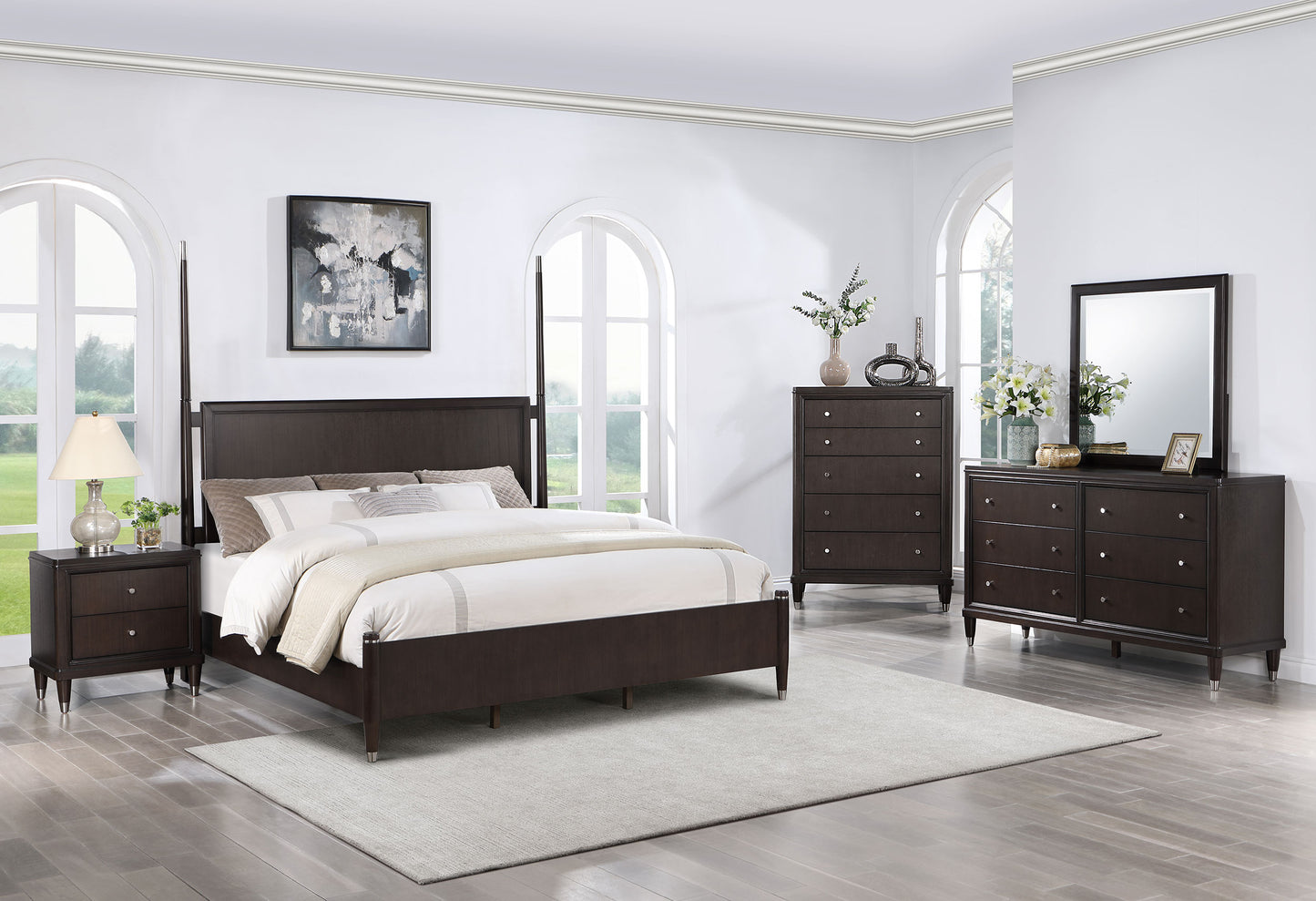 Emberlyn 6-drawer Dresser with Mirror Brown