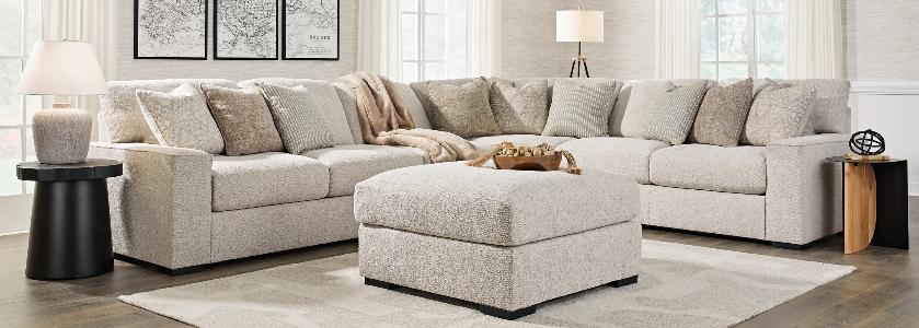 Ballyton 4-Piece Sectional with Ottoman