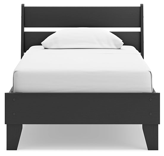 Ashley Express - Socalle Twin Panel Platform Bed with Dresser and Nightstand