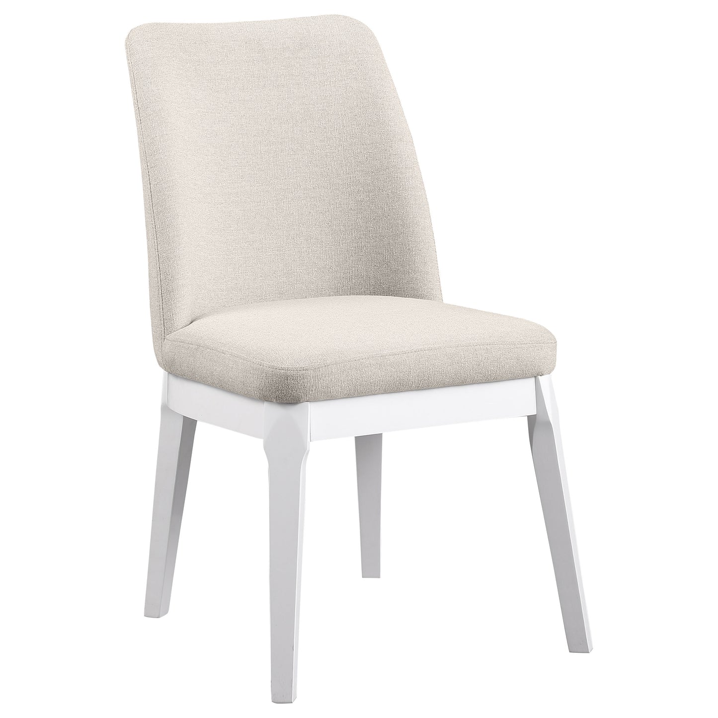 Carissa Upholstered Dining Side Chair Beige (Set of 2)