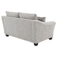 Tomkins Boucle Upholstered Loveseat Light Grey