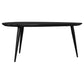 Odessa Triangular Solid Wood Coffee Table Black