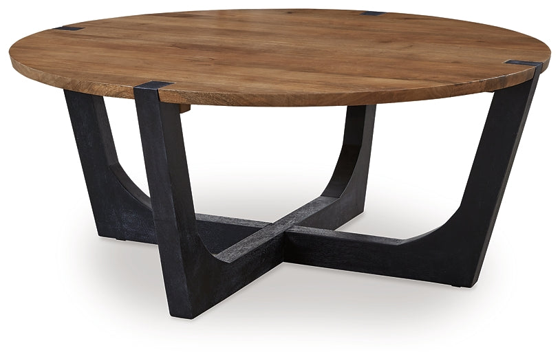 Ashley Express - Hanneforth Coffee Table with 2 End Tables