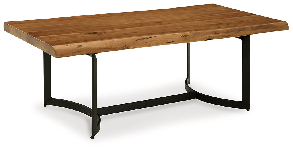 Ashley Express - Fortmaine Coffee Table with 2 End Tables