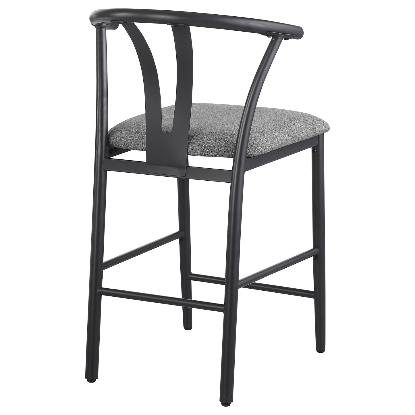 Dolman Counter Height Dining Side Chair Grey (Set of 2)