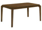 Almonte 59-inch Rectangular Wood Dining Table Dark Brown